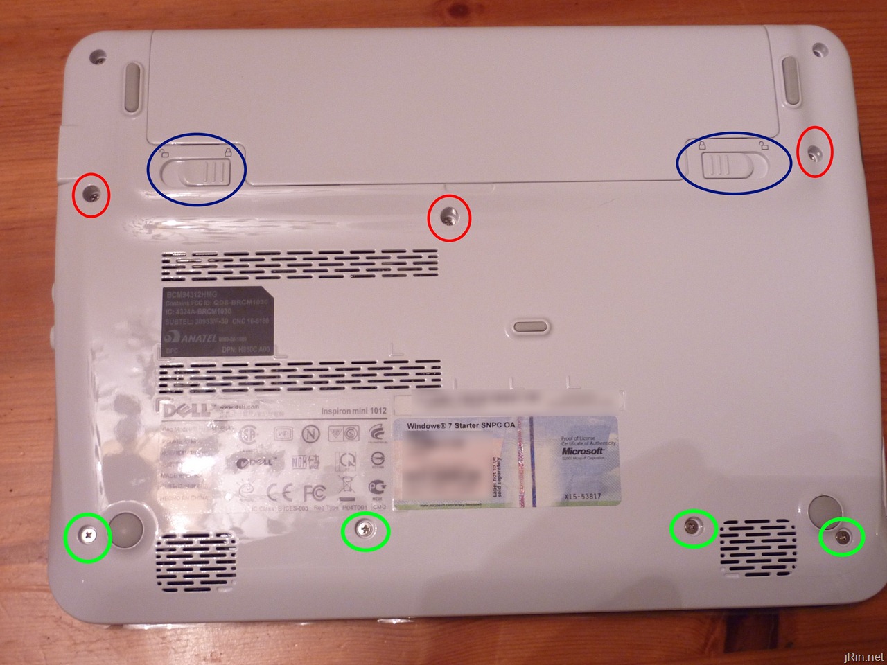 Jrin Net How To Dismantle And Upgrade Dell Mini 1012