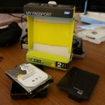 How to dismantle a Western Digital My Passport external hard drive