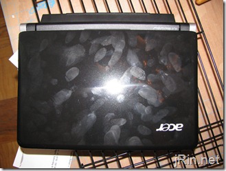 acer aspire one 10 aod150 lid fingerprints