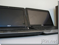 acer aspire one 10 vs dell mini 10 open