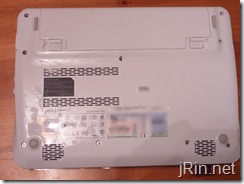 dell mini 1012 bottom