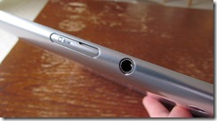 sim slot and earphone