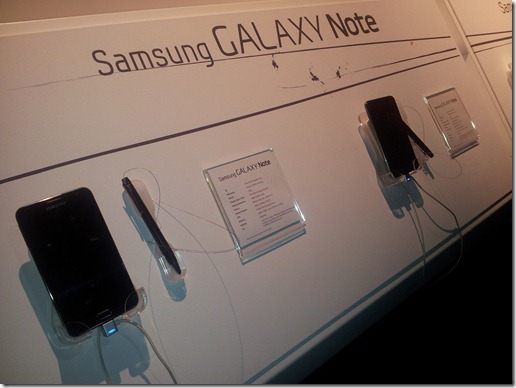 galaxy note demonstrations