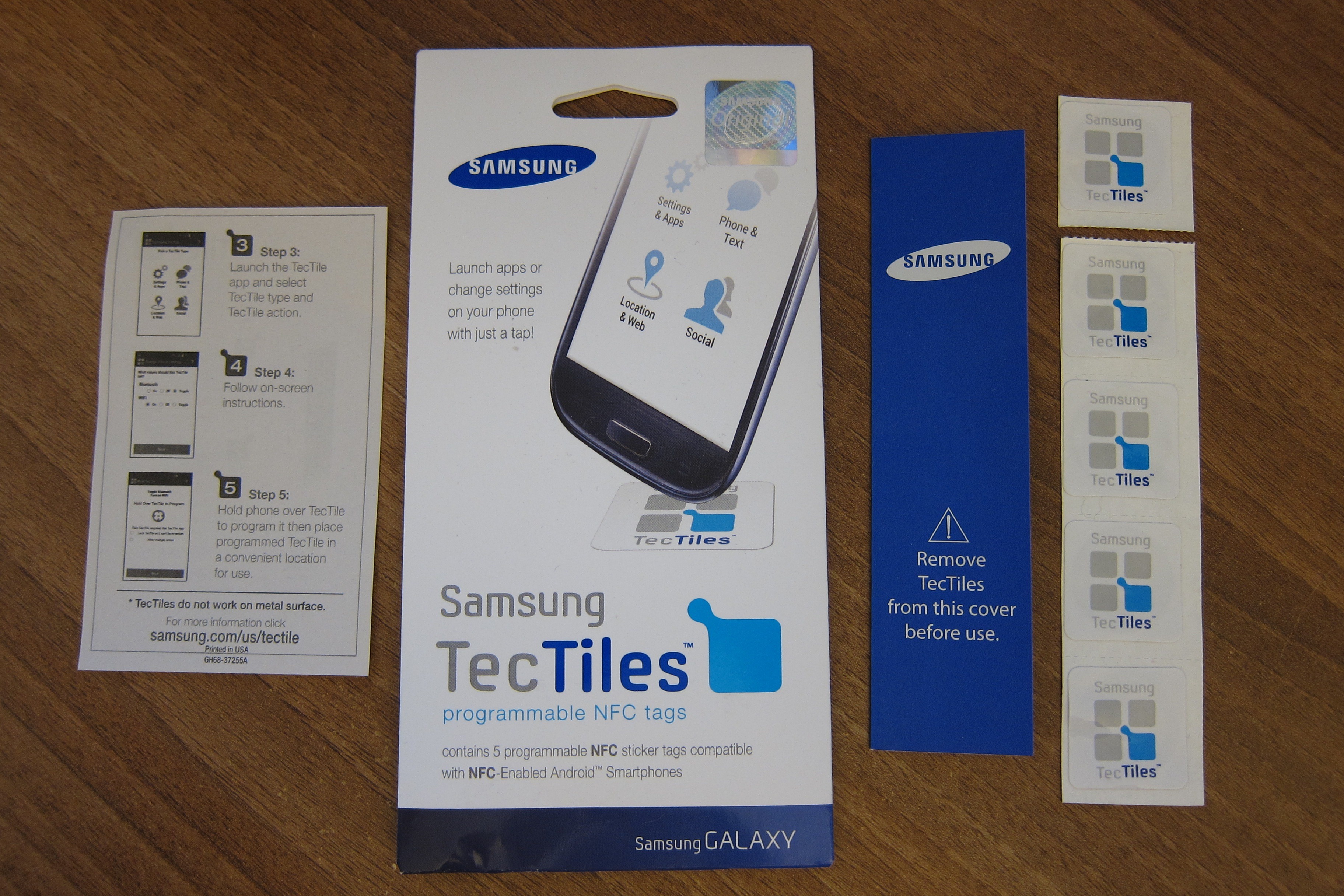 Original Samsung Galaxy 3 III TecTiles Programmable NFC Tags - 5